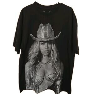 Beyonce Renaissance Tour Shirt Sz XL Cowboy Hat Cowgirl Official Merch RWT 2023